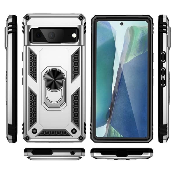 Bofink Combat Google Pixel 7 deksel - Sølv Silver grey