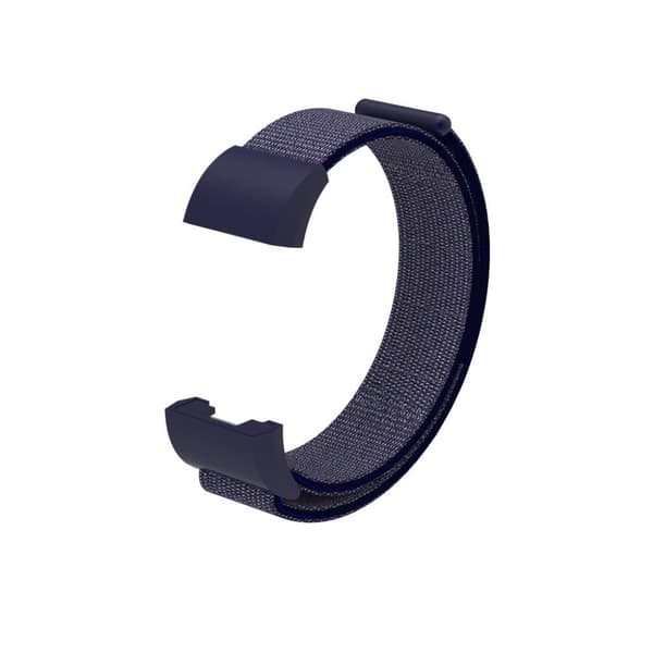 Fitbit Charge 2 klokkereim av nylon med borrelås - lilla Purple
