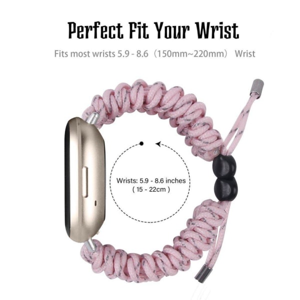 Fitbit Sense / Versa 3 braided watch band - Pink Pink