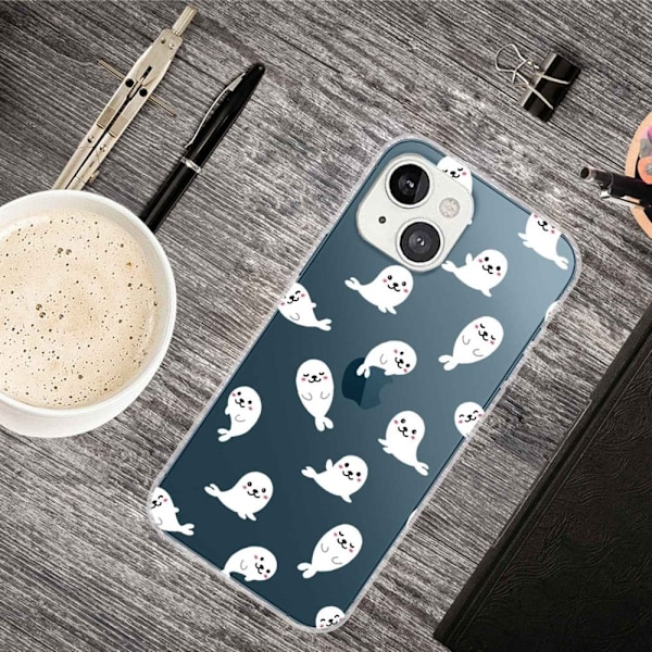 Deco iPhone 14 Plus cover - Hvid White