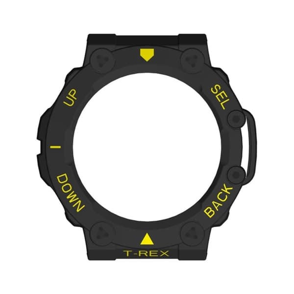 Amazfit T-Rex 2 dobbeltfarvet cover - Sort / Guld Gold