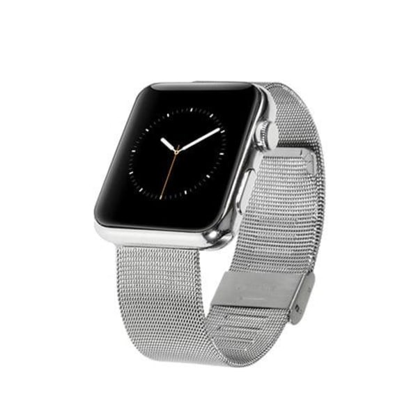 Klockarmband av Metall till Apple Watch 42mm - Silver Silvergrå