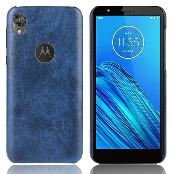 Prestige cover - Motorola Moto E6 – Mørkeblå Blue
