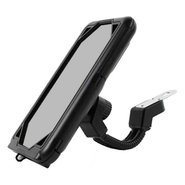 Universalmontering til cykelspejl + etui til telefon Black