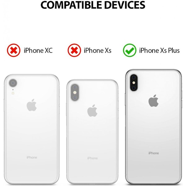 Ringke FUSION X til iPhone XS Max - Sort Black