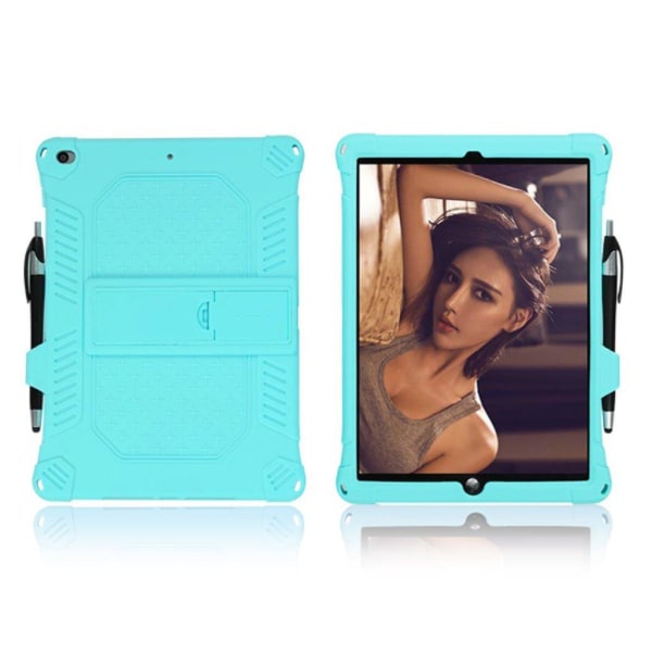 iPad 10.2 (2019) / Air (2019) solid theme leather flip case - Cy Green