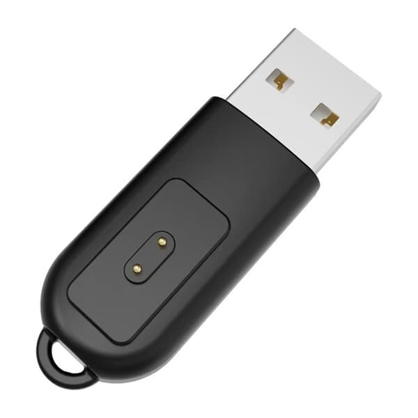 Xiaomi Smart Band 9 Pro / 9 / 8 Pro USB Portable Mini Charger Compact Power Adapter Black