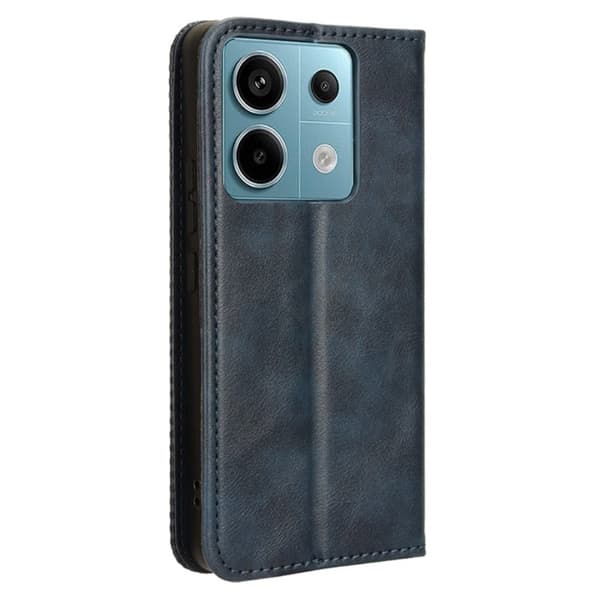 Bofink Vintage Xiaomi Redmi Note 13 Pro 5G  läderfodral - Blå Blå