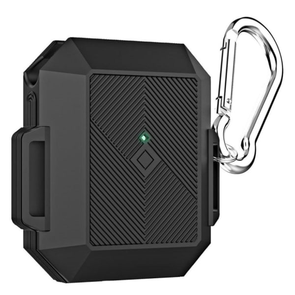 AirPods armor style case - Black Svart