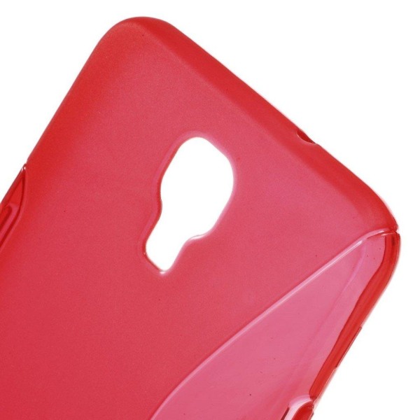 Lagerlöf LG X Screen cover med s-kurvet mønster - Rød Red