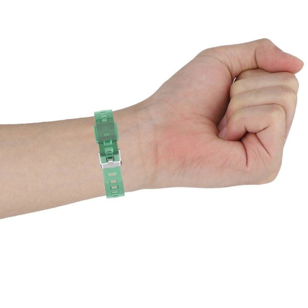 Xiaomi Mi Smart Band 4 / 3 translucent silicone watch band - Black Svart