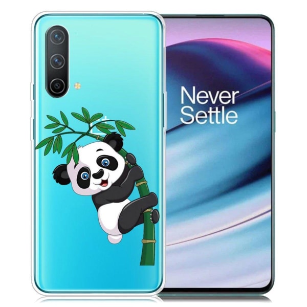 Deco OnePlus Nord CE 5G Suojakotelo - Panda Climbing Bamboo Multicolor