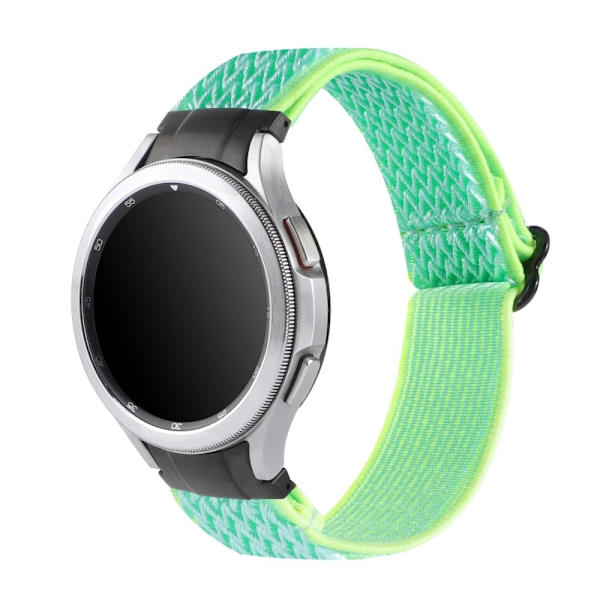 Samsung Galaxy Watch 5 / 4 elastisk nylonrem - Blågrønn Green