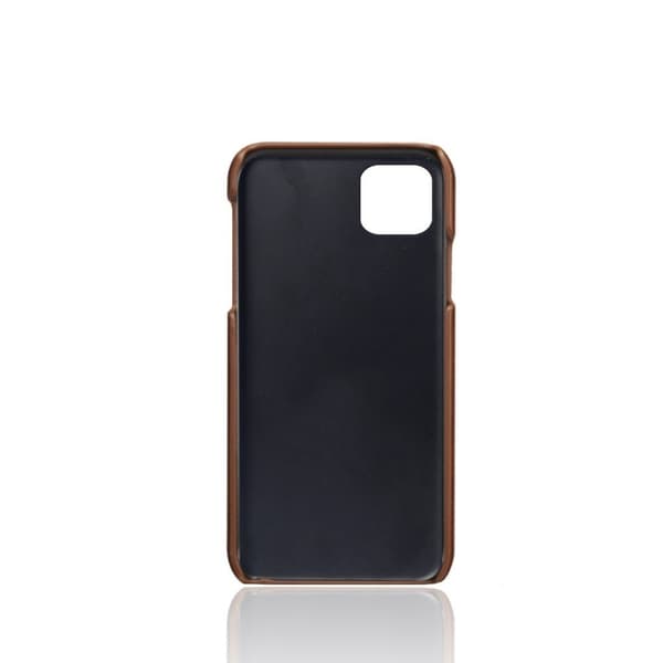 Dual Card iPhone 12 Mini kotelot - Kahvi Brown