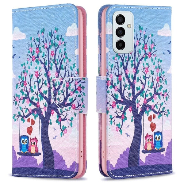 Wonderland Samsung Galaxy M23 flip etui - To Ugler Purple