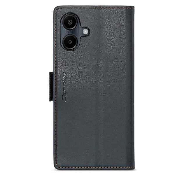 CaseMe Samsung Galaxy A06 smooth etui - Sort Black
