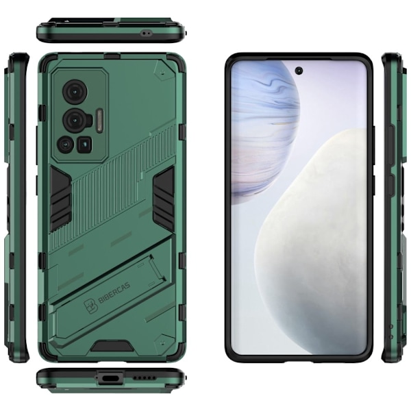 Stöttåligt Vivo X70 Pro hybridskal - Grön Grön