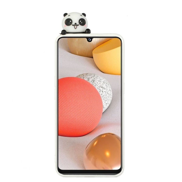 Cute 3D Samsung Galaxy A42 5G skal - Vit Vit