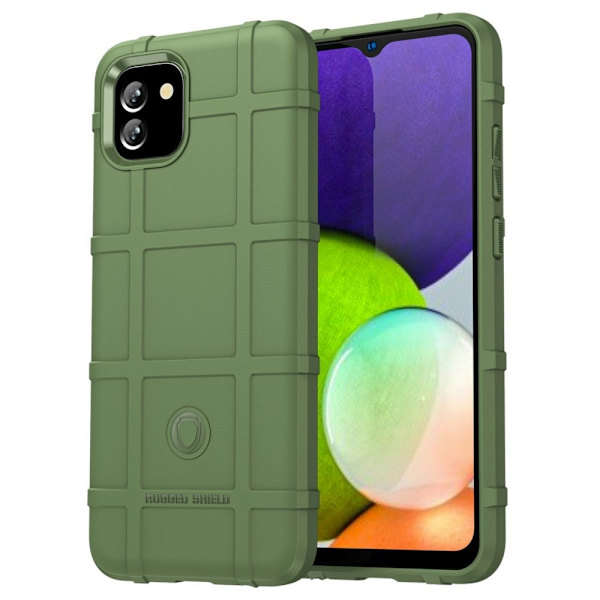 Rugged Shield Etui Samsung Galaxy A03 - Grønn Green