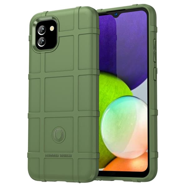 Rugged Shield Suojakotelo Samsung Galaxy A03 - Vihreä Green