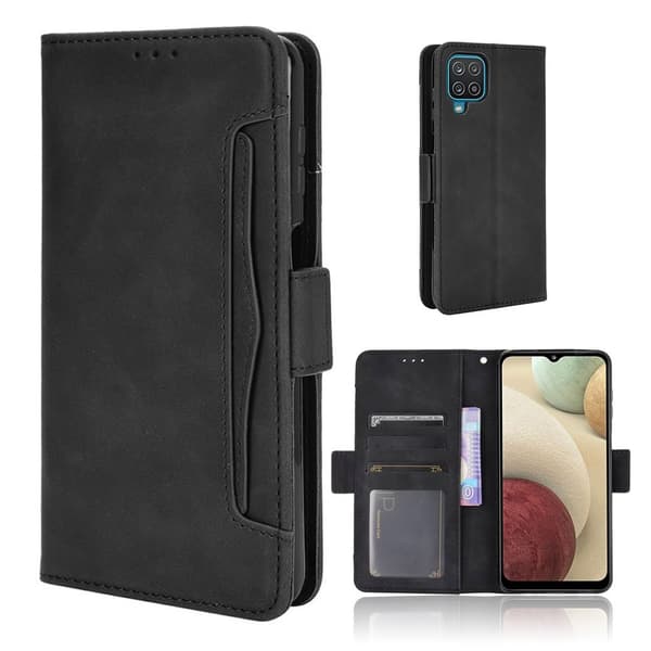 Moderni Nahkalaukku For Samsung Galaxy M32 - Musta Black