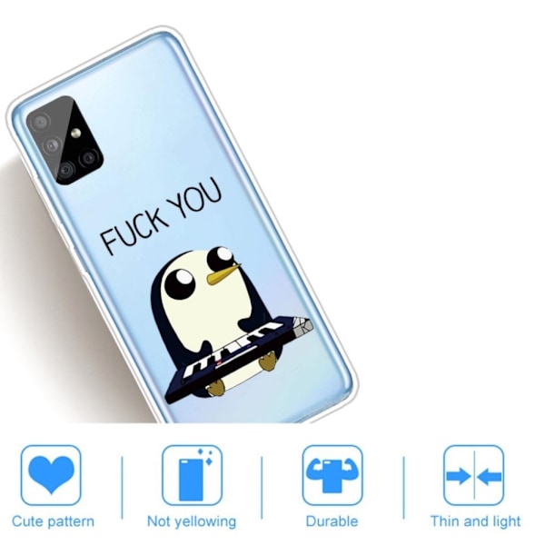 Deco Samsung Galaxy A31 kuoret - Pingviini Multicolor
