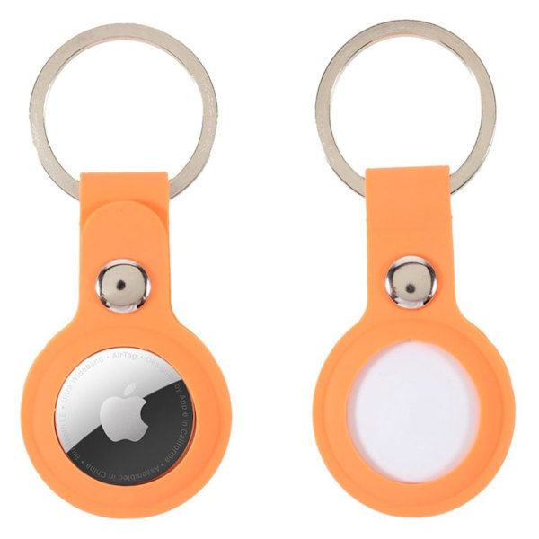 AirTags silikonelukning med spænder - Orange Orange