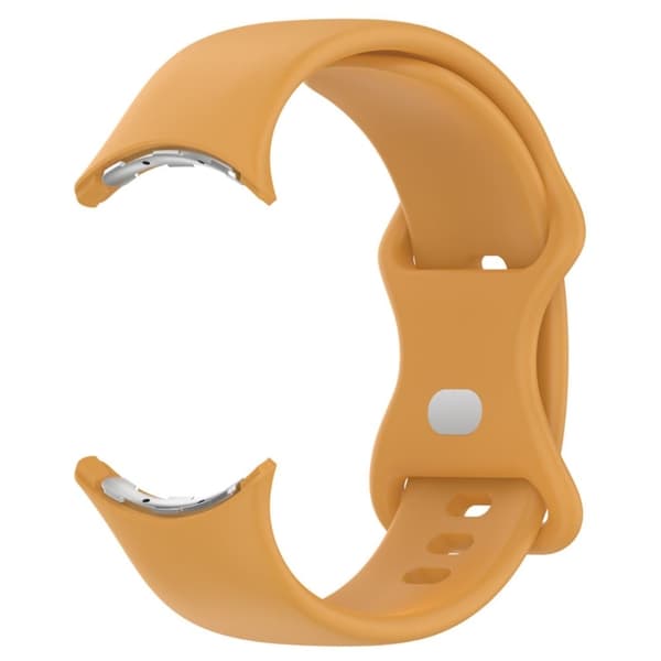 Google Pixel Watch-klokkerem i silikon - Gul Yellow
