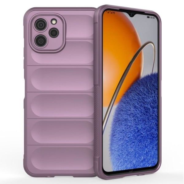 Pehmeä kahva muotoiltu kuori Huawei Nova Y61 - Vaaleanvioletti Purple