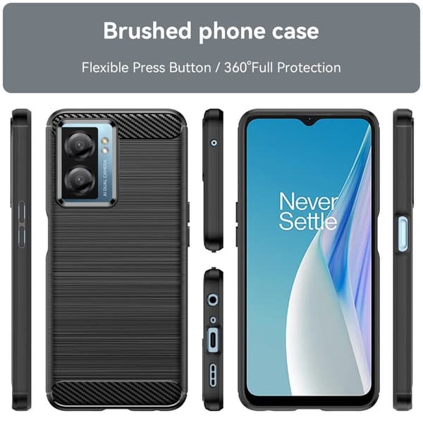 Carbon Flex Etui OnePlus Nord N20 Se - Sort Black