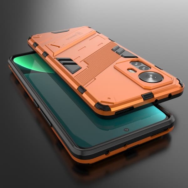 Stødsikkert hybridcover til Xiaomi 12 Pro - Orange Orange