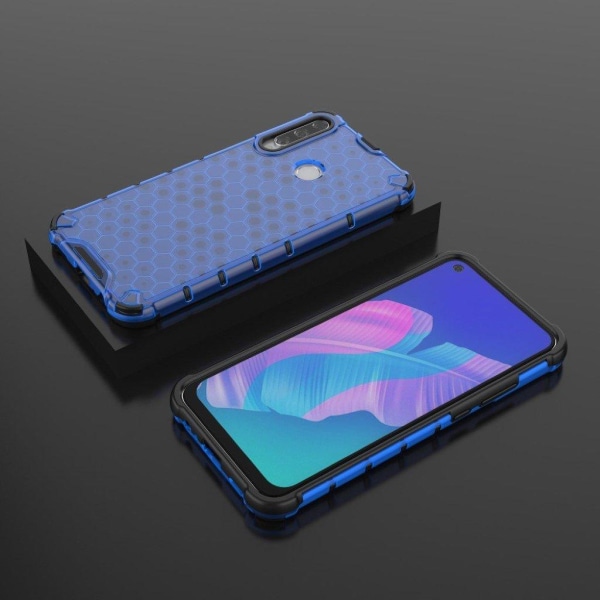 Bofink Honeycomb Huawei P40 Lite E Cover - Blå Blue