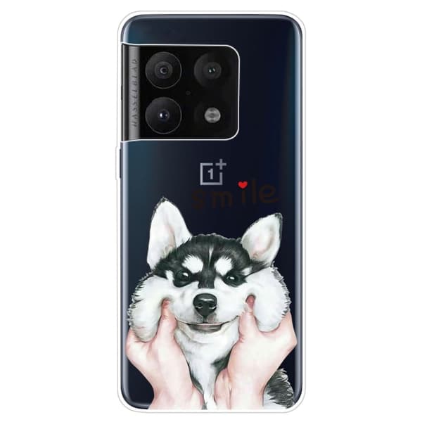 Deco OnePlus 10 Pro Suojakotelo - Smile Husky Black