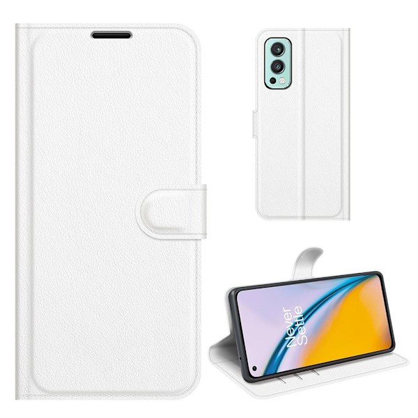 Classic OnePlus Nord 2 5G Läppäkotelo - Valkoinen White