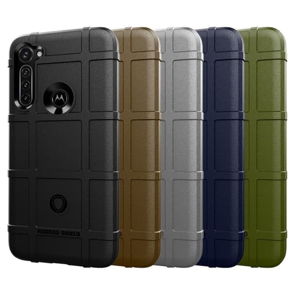 Rugged Shield kuoret - Motorola Moto G Stylus - Harmaa Silver grey