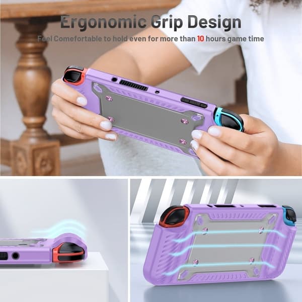 Nintendo Switch OLED simple cover - Lilla Purple
