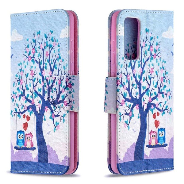 Wonderland Samsung Galaxy S20 Fe 5g / S20 Fe Flip Etui - Ugler på The Gade Blue