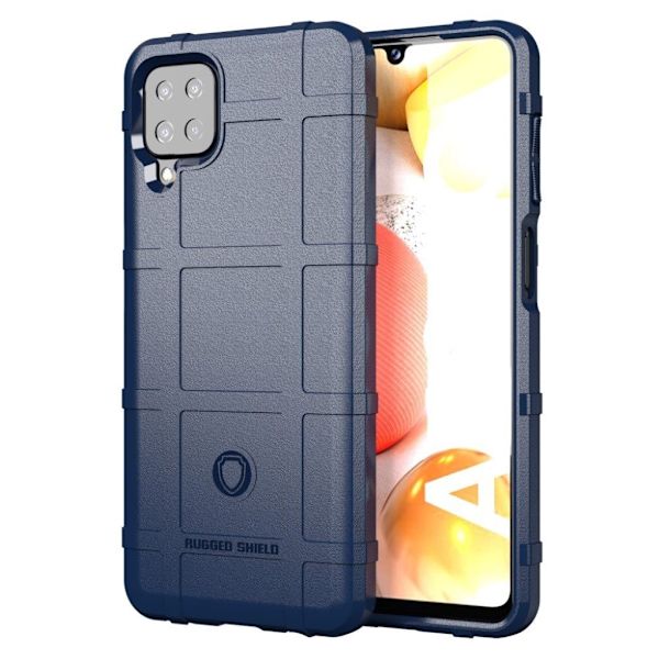 robust skjold etui - Samsung Galaxy A12 5G - blå Blue