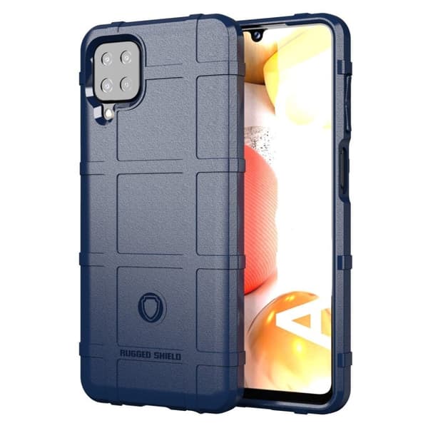 Rugged Shield Etui Samsung Galaxy A12 5G - Blå Blue