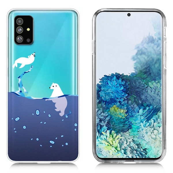 Deco Samsung Galaxy S20 Plus deksel - Polar Bear Blue