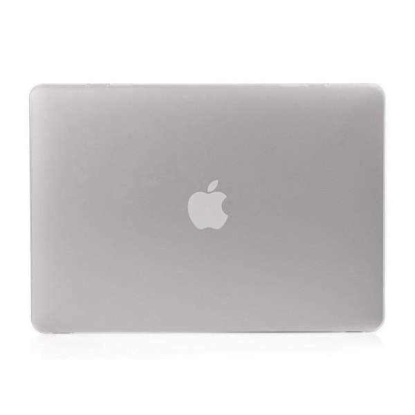 Ancker Macbook 12-inch (2015) Retina Display Nahkakotelo Korttitaskuilla - Semitransparent Transparent