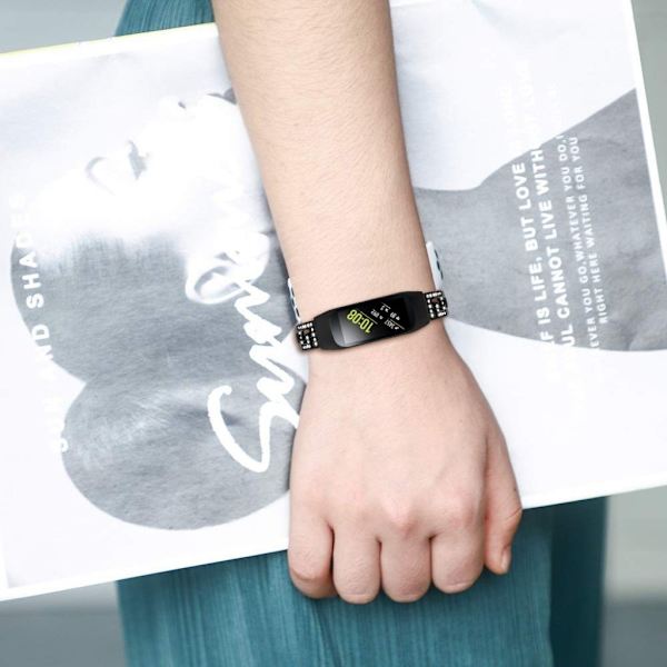 Samsung Galaxy Fit e rhombus dekorations Urrem - Sort Black