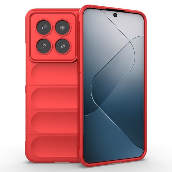 Blødt grebsformet Xiaomi 14 Pro cover - Rød Red