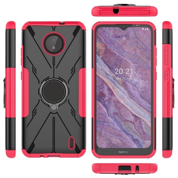 Magneettilevyllä varustettu potkulaudan suojus Nokia C10 / C20 - Ruusu Pink