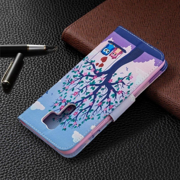 Wonderland Xiaomi Redmi 9 Läppäkotelo - Puu And Owls Multicolor