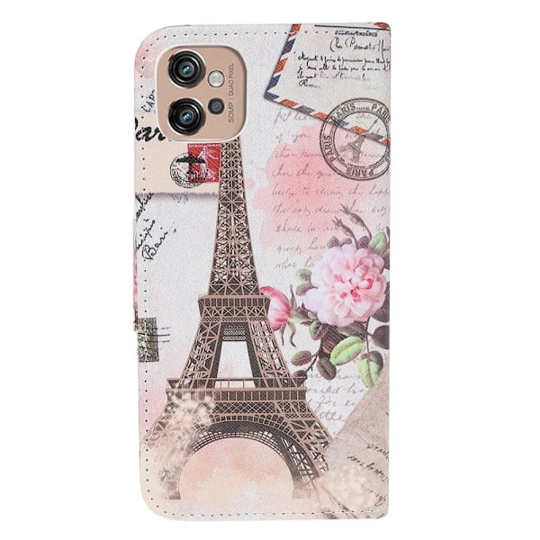 Wonderland Motorola Moto G32 Flip Etui - Tårn Multicolor