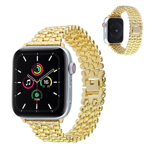 Apple Watch 44mm honeycomb aluminum watch strap - Gold Guld