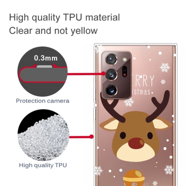Christmas Samsung Galaxy Note 20 Ultra case - Elk Brown