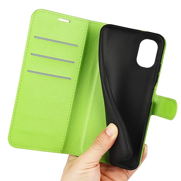 Classic Motorola Moto E30 / E40 Flippetui - Grønn Green