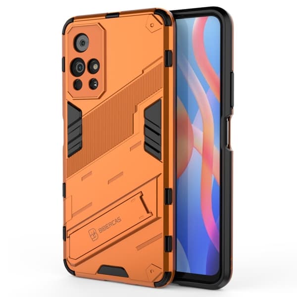 Shockproof Hybrid Deksel med A Modern Touch til Xiaomi Redmi Note 11T 5G / Note 11s 5g - Oransje Orange